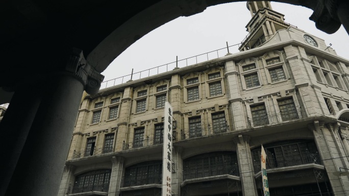 老上海建筑空景