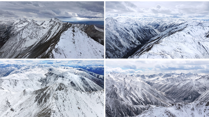 雪山航拍