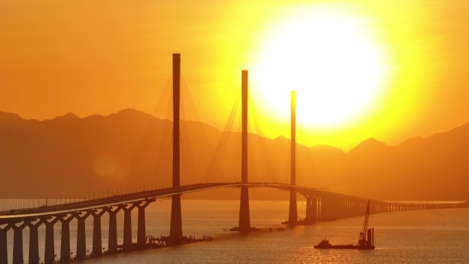 中国广东省珠海市黄茅海跨海通道