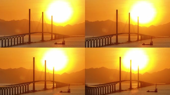 中国广东省珠海市黄茅海跨海通道