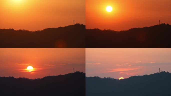 日落黄昏唯美天空