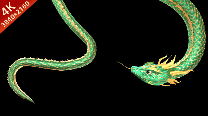 国潮青蛇-alpha通道