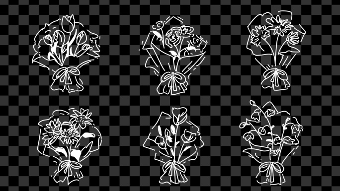 4K手绘风AE模板【透明通道】