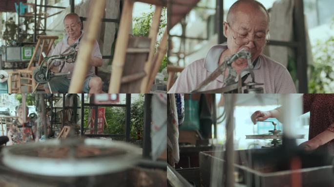 补鞋 补鞋摊 修自行车 自行车修理