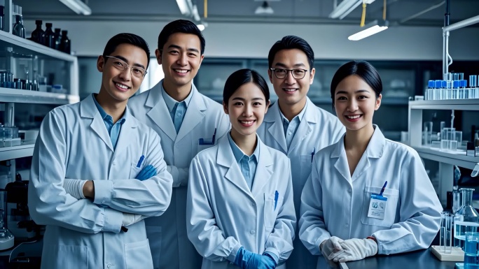 科学实验室 科研人员 科研团队