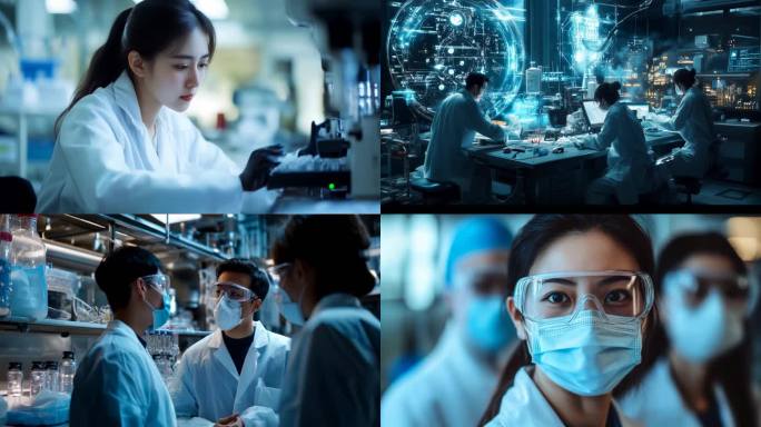 科学实验室 科研人员 科研团队