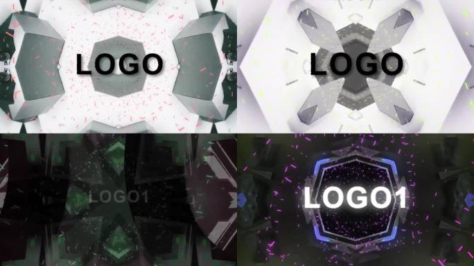 绚丽唯美时尚LOGO万花筒25套AE工程