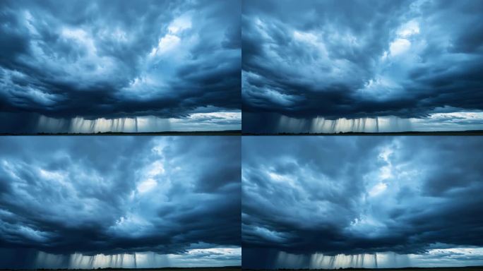 乌云密布狂风暴雨