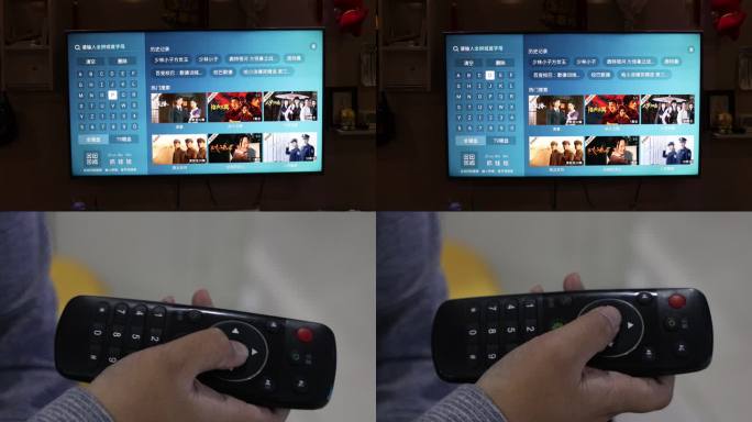 小孩在家看电视