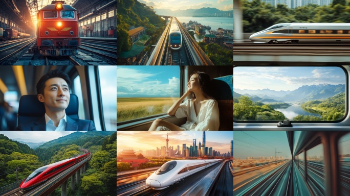 中国高铁 中国速度现代出行 高铁宣传片