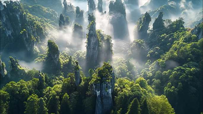 中国祖国大好河山航拍自然风景风光美丽中国