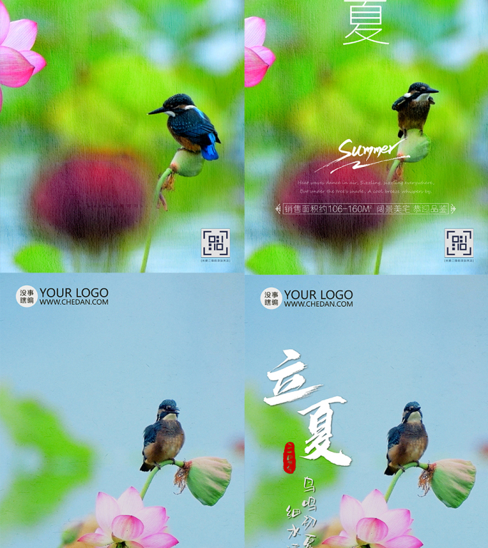 4K竖屏-二十四节气立夏朋友圈唯美壁纸