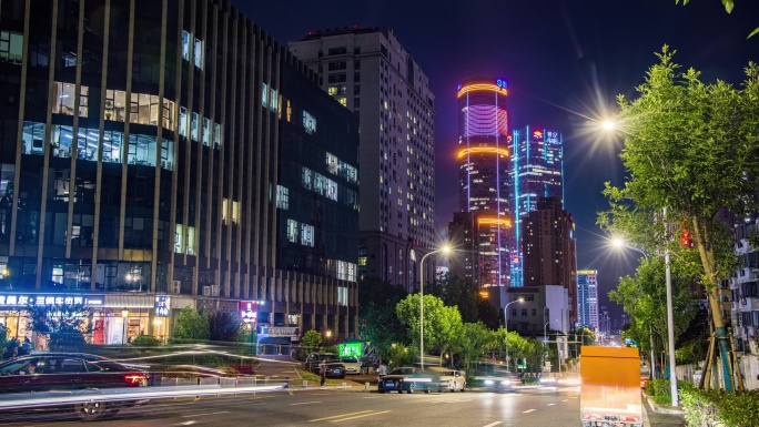 青岛夜景延时
