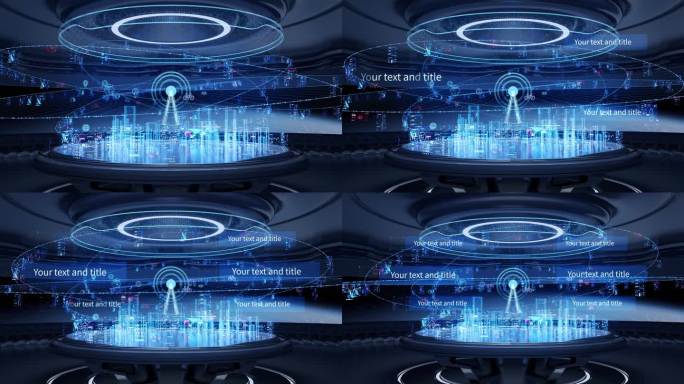 科技感5G智慧平台AE模板