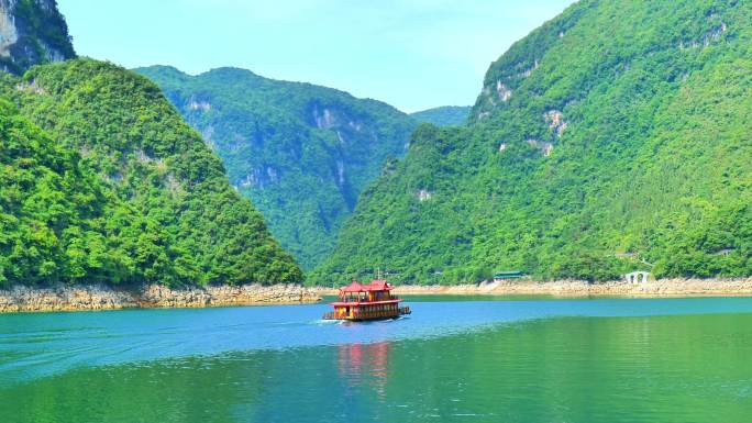 4K 清江一日游 清江画廊 长阳 游船