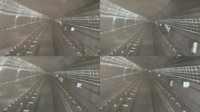 地铁隧道地铁穿梭