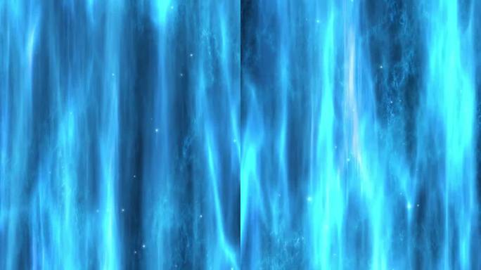 超高屏-沉浸式瀑布粒子