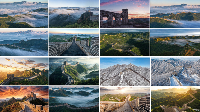 4K长城风景【合集】