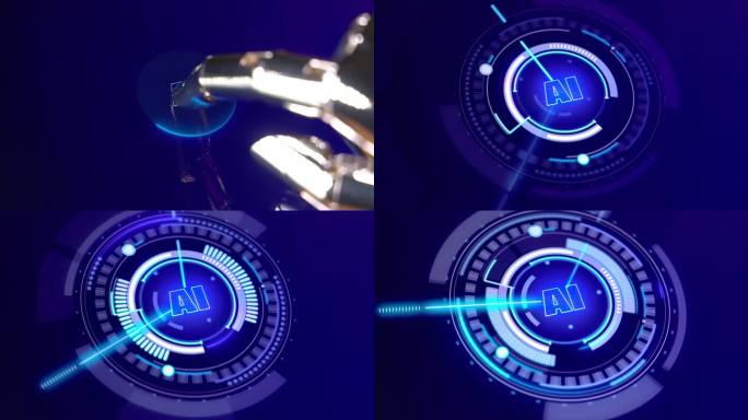 机器人按下AI按钮