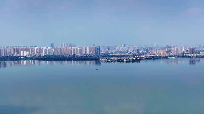5K武汉汤逊湖航拍 汤逊湖桥