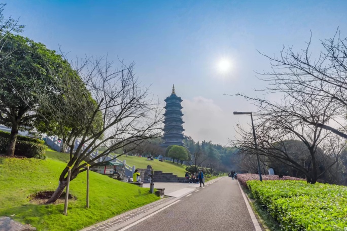 重庆园博园延时