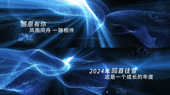 2025蛇年年会颁奖典礼文字片头宽屏