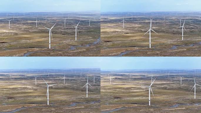 青海 藏区风电航拍-3