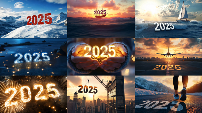 2025新征程跨年展望未来合集