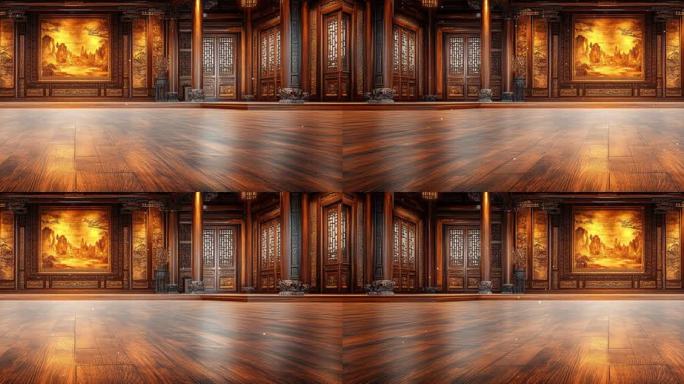 宫殿大厅舞台背景