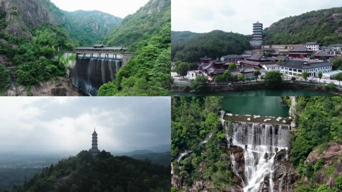 台州天台各景区航拍4k60P高清合集