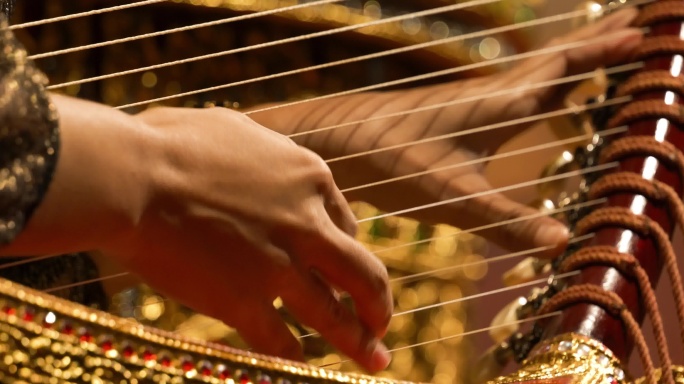 东南亚传统乐器演奏 缅甸围鼓  缅甸赛恩