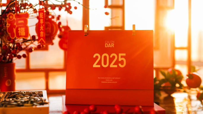 2025元旦新年烟花日历