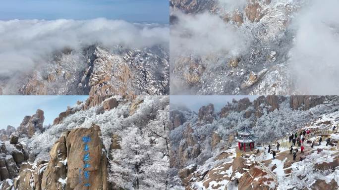 崂山雪淞雾凇