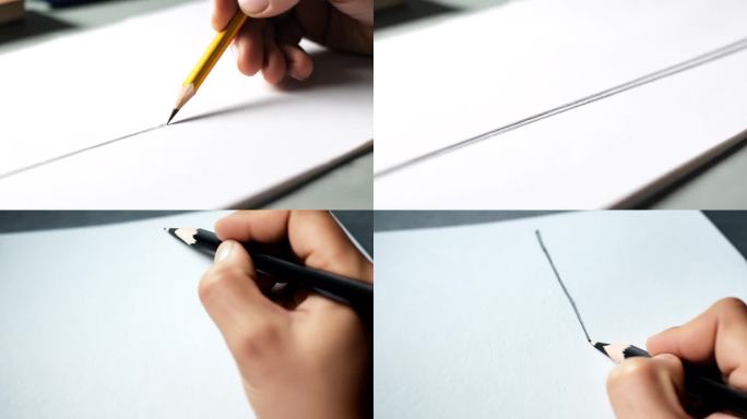 用铅笔画一条直线