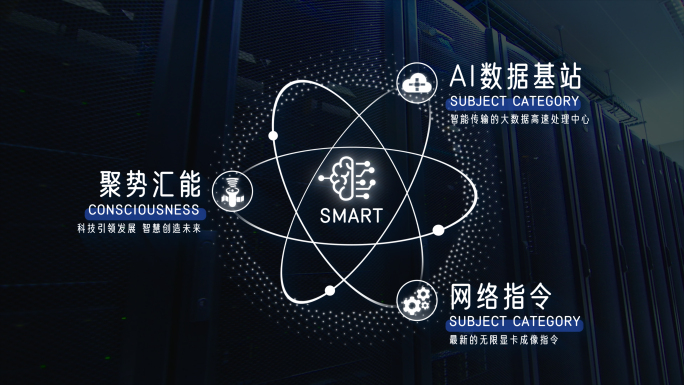 高端简约企业板块业务分类展示