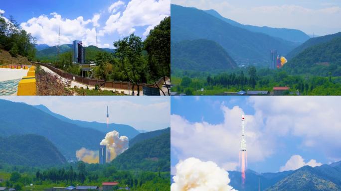 西昌卫星发射 火箭长征5号 延时4K