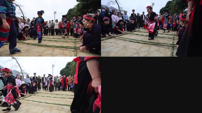 壮族侬垌节竹竿舞