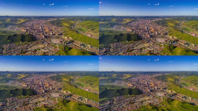 甘肃甘南合作市悟3 8k航拍