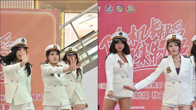 商业活动舞台表演女团韩流舞蹈美少女舞蹈