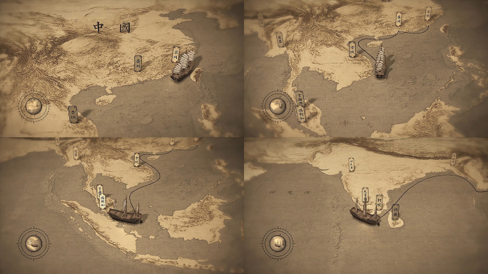 海上丝绸之路地图 03