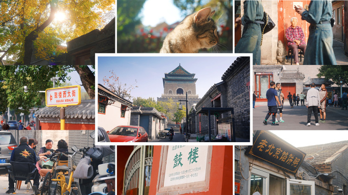 胡同 早晨老北京生活 烟火气息 北京胡同