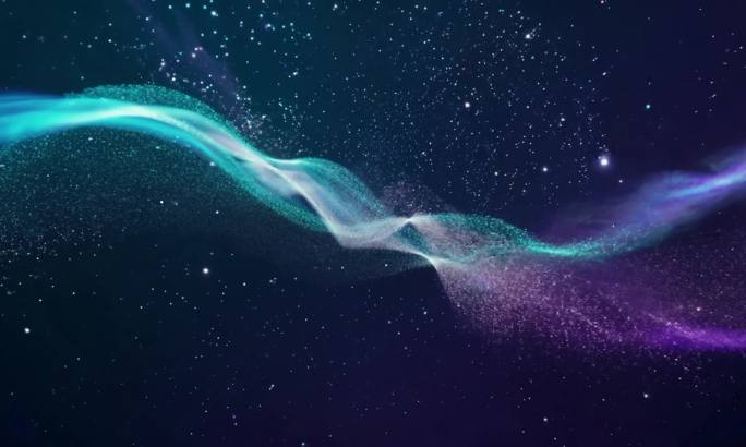 星空粒子 穿越背景 专场背景 舞台背景