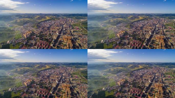 甘肃甘南合作市悟3 8k航拍