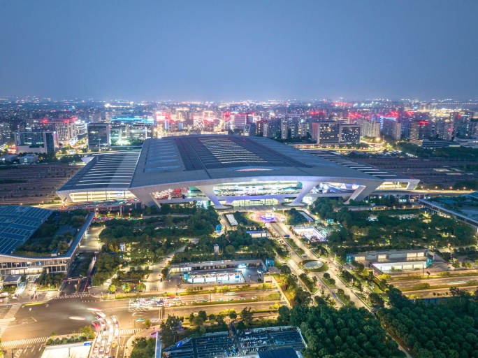 24年最新杭州东站夜景