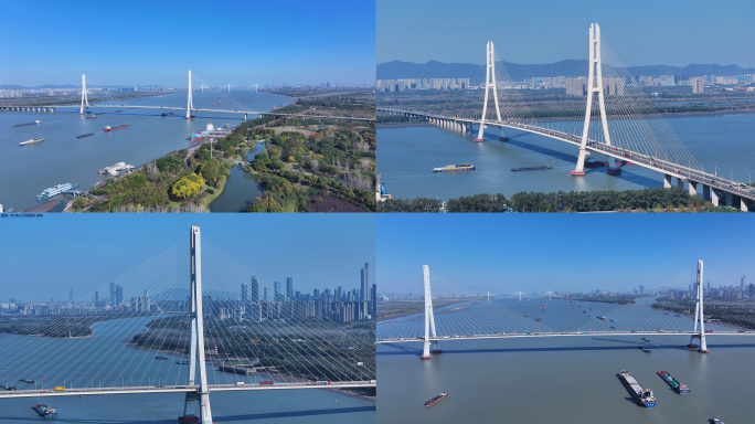 南京三桥 大胜关长江大桥湿地公园