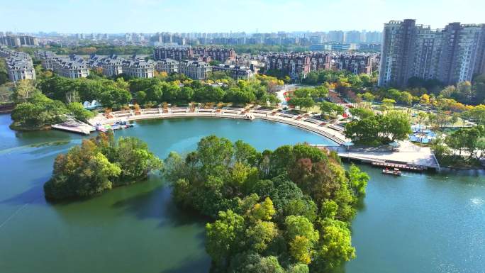 上海杨浦区新江湾城全景