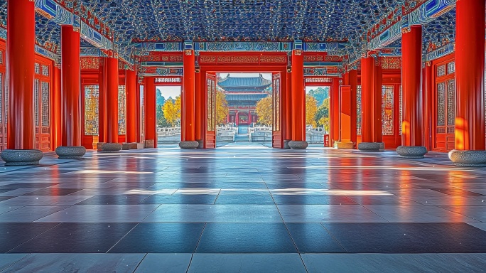 宫殿舞台背景