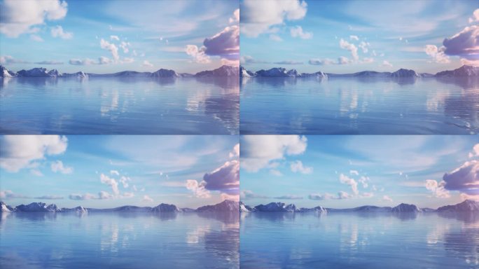 产品展示定版三维动态背景