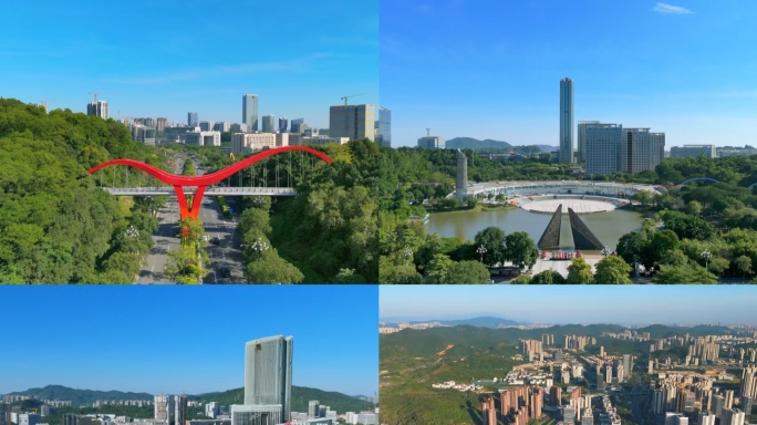 4K航拍广州黄埔科学城