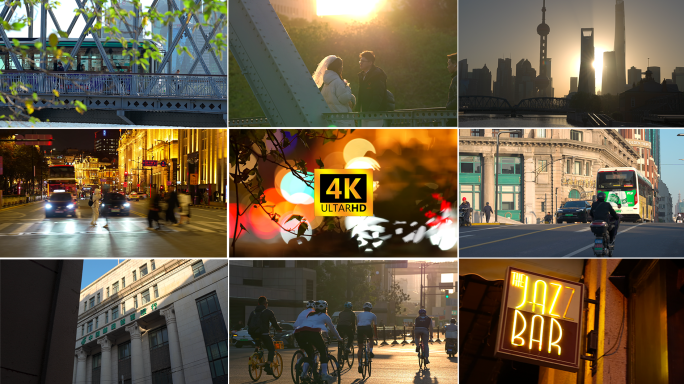 上海人文唯美城市风光